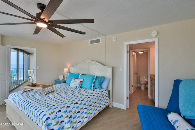 2625 S Atlantic Ave Unit 10Nw, Daytona Beach Shores, FL 32118 - bedroom featuring wood finished floors and ceiling fan