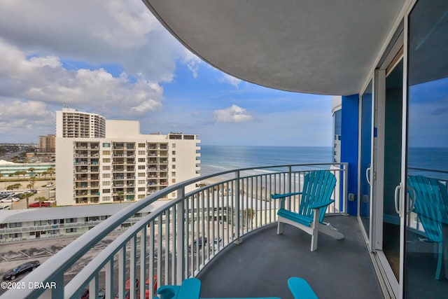 2625 S Atlantic Ave Unit 10Nw, Daytona Beach Shores, FL 32118 - balcony with a water view
