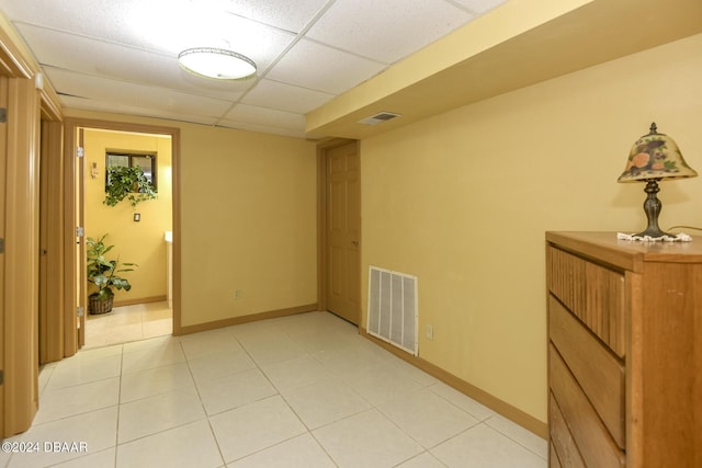 1199 N Halifax Ave, Daytona Beach, FL 32118 - empty room featuring a paneled ceiling and baseboards