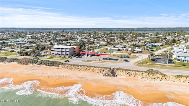8 Camellia Dr, Ormond Beach, FL 32176 - drone / aerial view of waterfront with a beach
