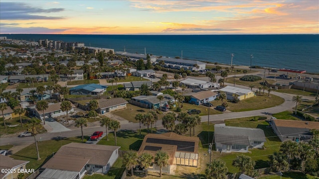 8 Camellia Dr, Ormond Beach, FL 32176 - aerial view at dusk of a water view and a residential view