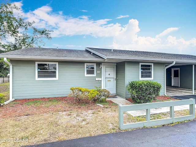 244 Oakleigh Dr, Deland, FL 32724 - view of front of home featuring a carport