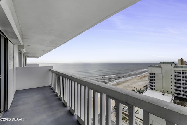 2800 N Atlantic Ave Unit 1712, Daytona Beach, FL 32118 - balcony with view of water and beach