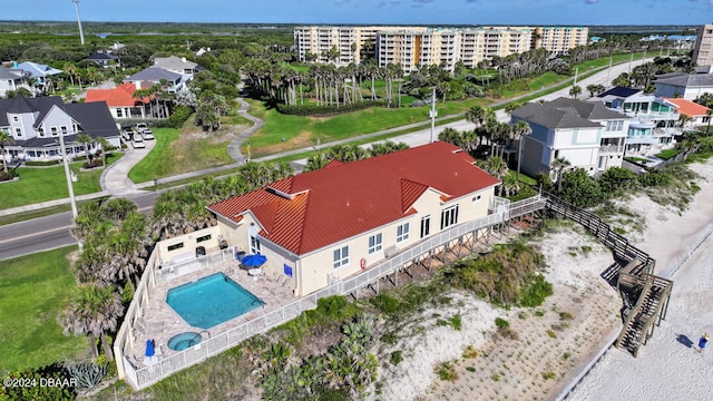 4670 Links Village Dr Unit C601, Ponce Inlet, FL 32127 - view from above of property featuring a pool