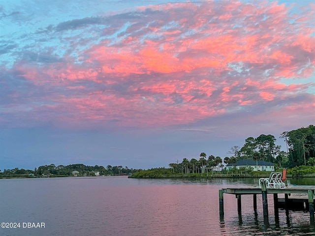 1949 Bayview Dr, New Smyrna Beach, FL 32168 - dock area with a water view