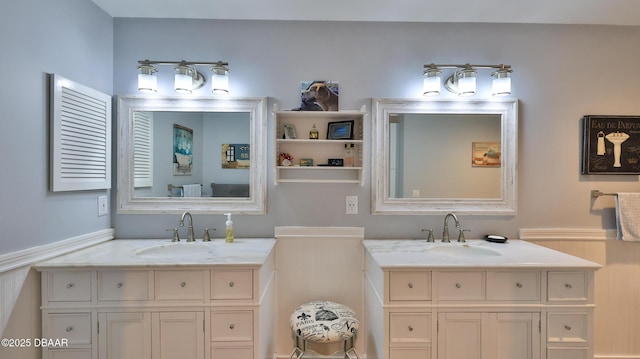 2942 Sea Oats Cir, Daytona Beach, FL 32118 - full bathroom with a sink and two vanities