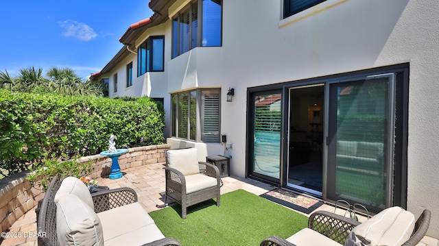 2942 Sea Oats Cir, Daytona Beach, FL 32118 - view of patio with an outdoor hangout area