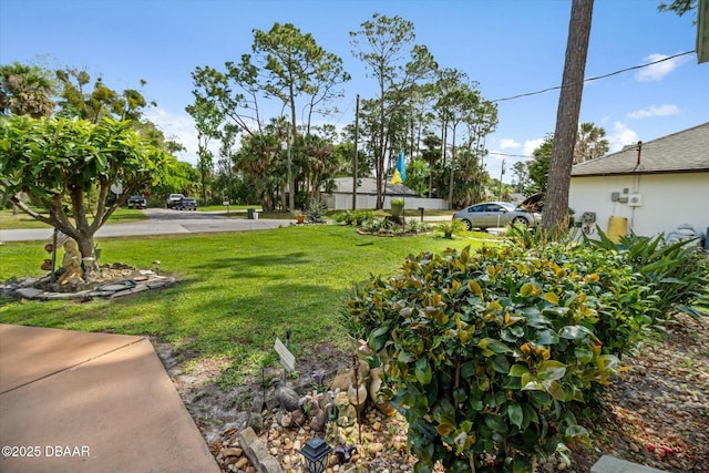 view of yard