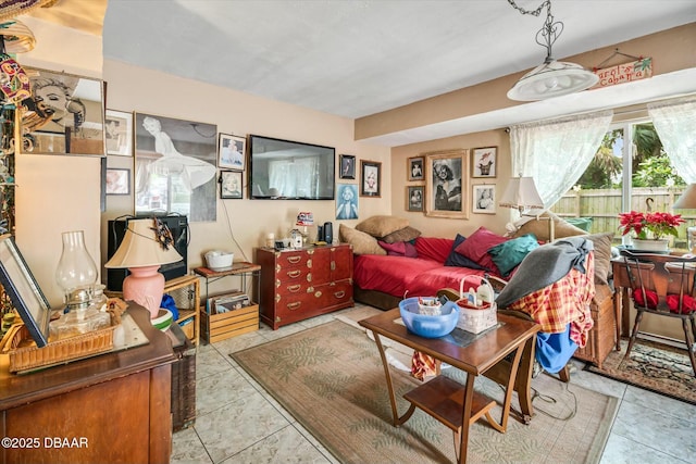 view of living area