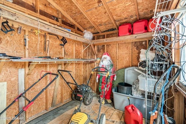 view of storage