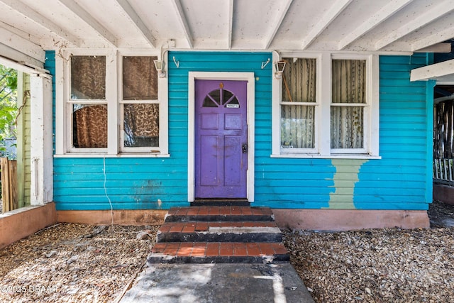 view of entrance to property