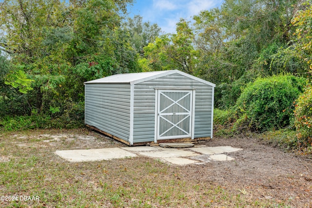 view of outdoor structure