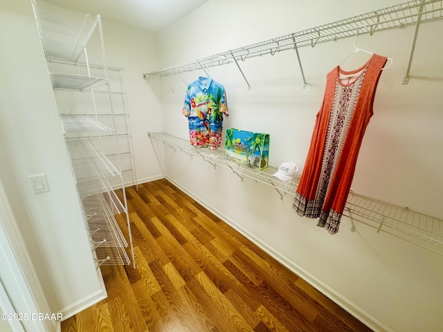 306 Coral Reef Way, Daytona Beach, FL 32124 - spacious closet featuring wood finished floors