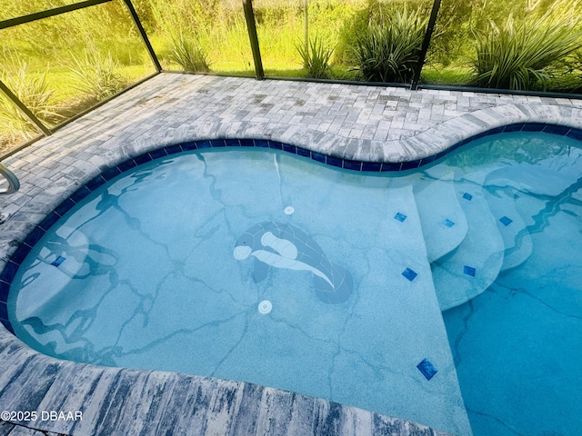 306 Coral Reef Way, Daytona Beach, FL 32124 - outdoor pool with a lanai