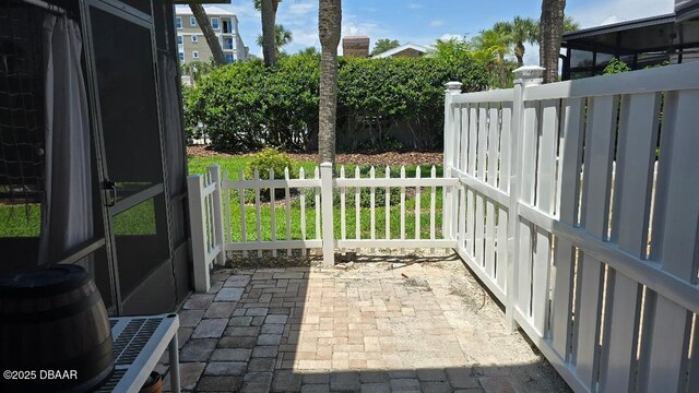 113 Lagoon Ct, New Smyrna Beach, FL 32169 - view of unfurnished sunroom