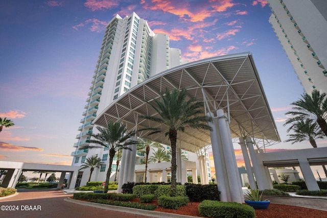 241 Riverside Dr Unit 1401-2, Holly Hill, FL 32117 - view of property at dusk