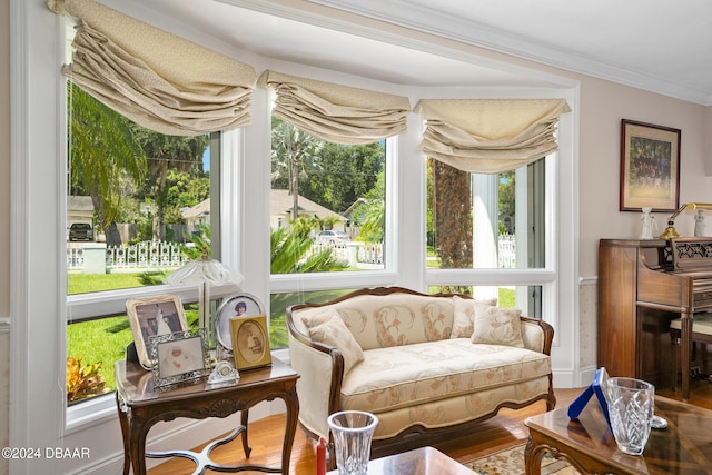 sunroom featuring a healthy amount of sunlight