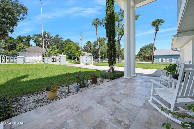 view of patio