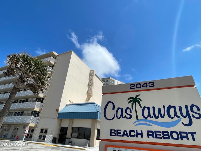 2043 S Atlantic Ave Unit 304, Daytona Beach Shores, FL 32118 - view of community sign