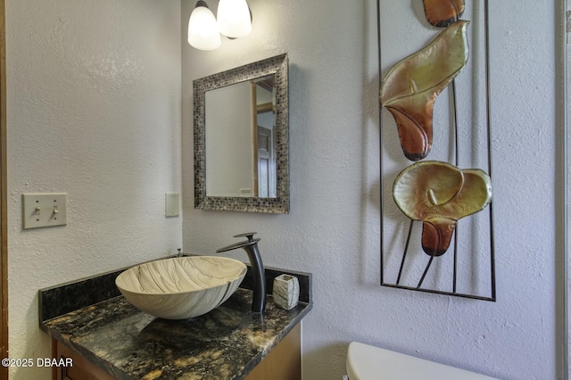 29 Concord Dr, Ormond Beach, FL 32176 - half bath featuring vanity and toilet