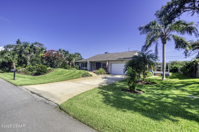 29 Concord Dr, Ormond Beach, FL 32176 - single story home featuring an attached garage, concrete driveway, and a front yard