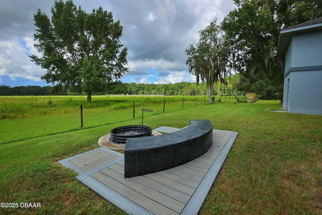 1948 Spruce Creek Lndg, Port Orange, FL 32128 - view of yard with fence and a rural view
