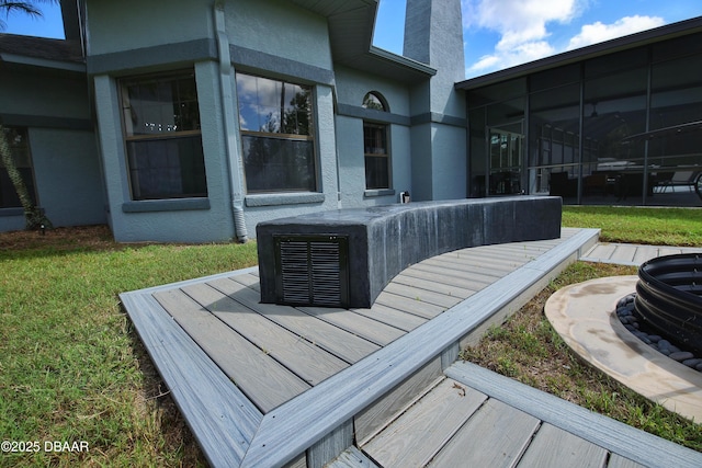 1948 Spruce Creek Lndg, Port Orange, FL 32128 - details featuring stucco siding