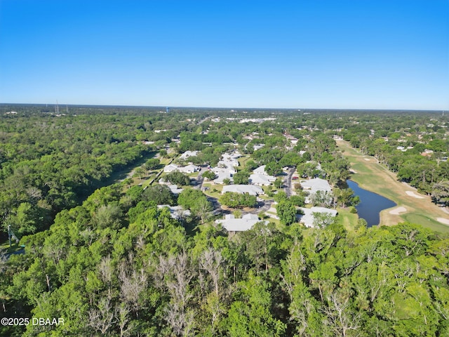 10 Lake Forest Cir N, Palm Coast, FL 32137 - bird's eye view with a water view, a forest view, and golf course view