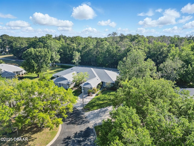 10 Lake Forest Cir N, Palm Coast, FL 32137 - bird's eye view featuring a forest view