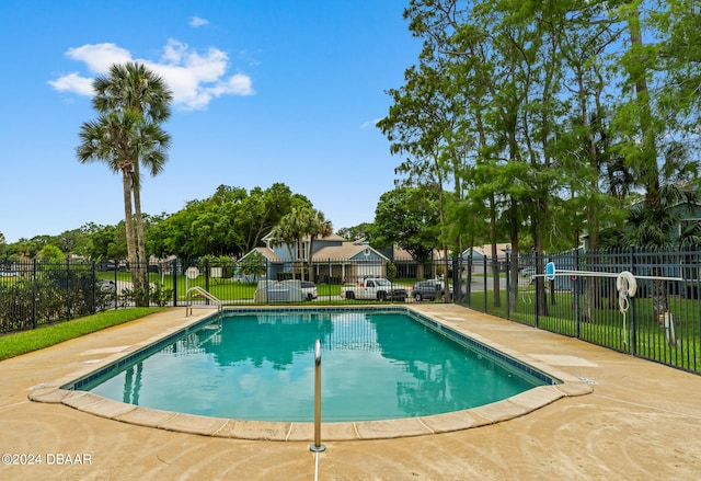 view of pool