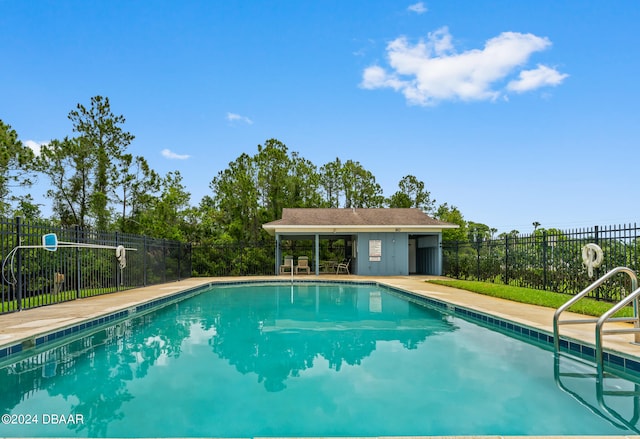 view of pool