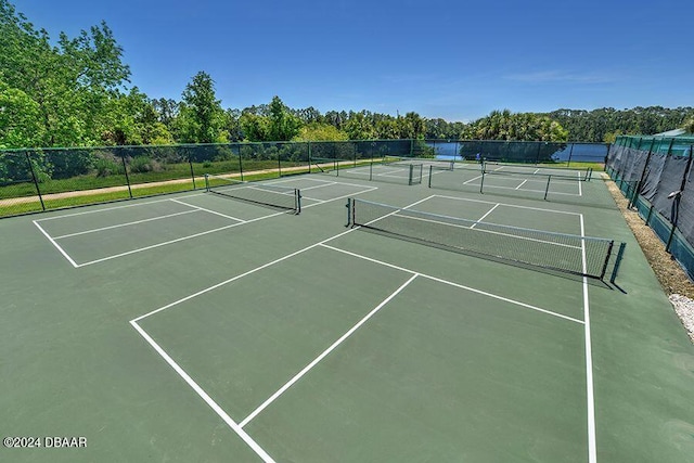 view of sport court