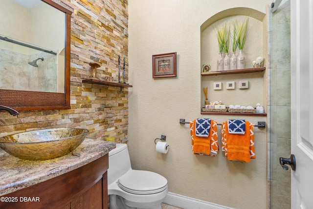1324 Munster Cir, Ormond Beach, FL 32174 - full bath featuring vanity and a tile shower