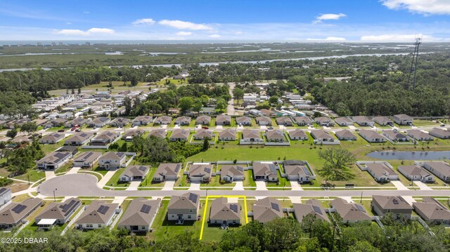 2518 Hoptree Ln, Edgewater, FL 32141 - aerial view with a residential view and a water view