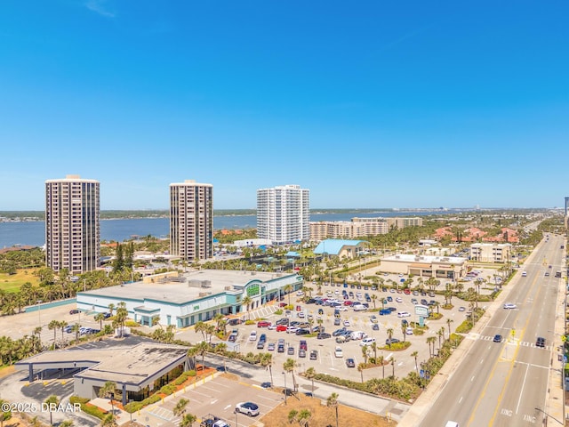 1 Oceans W Blvd Unit 7B5, Daytona Beach, FL 32118 - drone / aerial view with a city view and a water view