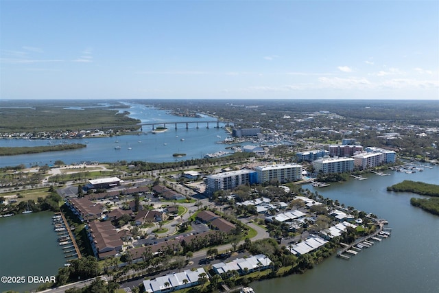 43 Jacaranda Cay Ct Unit 430, New Smyrna Beach, FL 32169 - aerial view with a water view