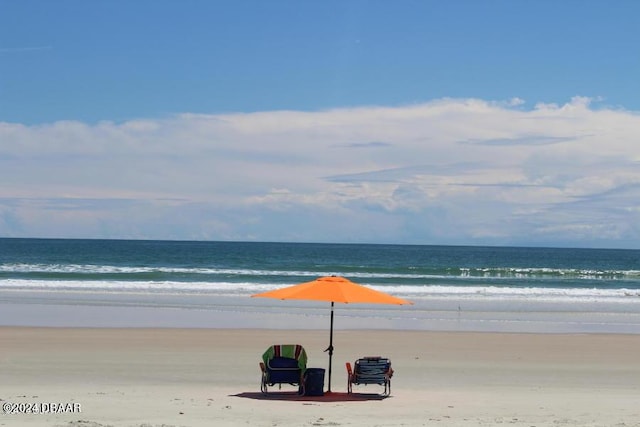 water view with a beach view