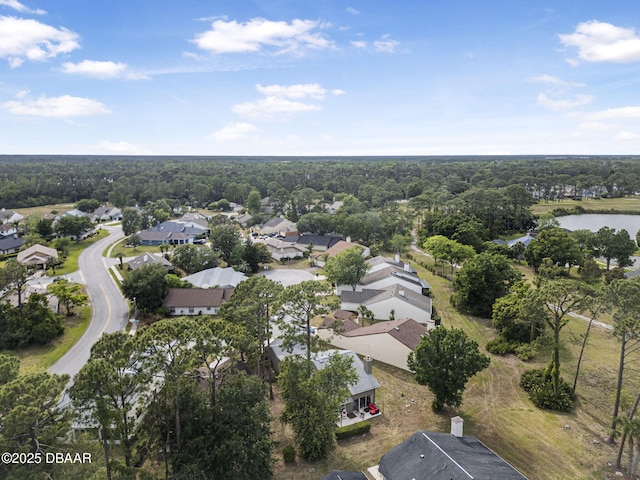 108 Shoal Creek Cir, Daytona Beach, FL 32114 - bird's eye view featuring a water view, a view of trees, and a residential view