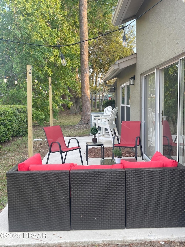 view of patio / terrace with outdoor lounge area