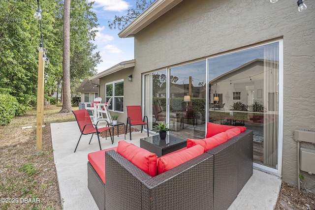 108 Shoal Creek Cir, Daytona Beach, FL 32114 - view of patio / terrace featuring an outdoor living space