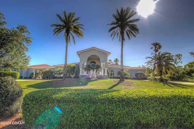 2540 Taxiway Echo, Port Orange, FL 32128 - view of front of property with stucco siding and a front yard