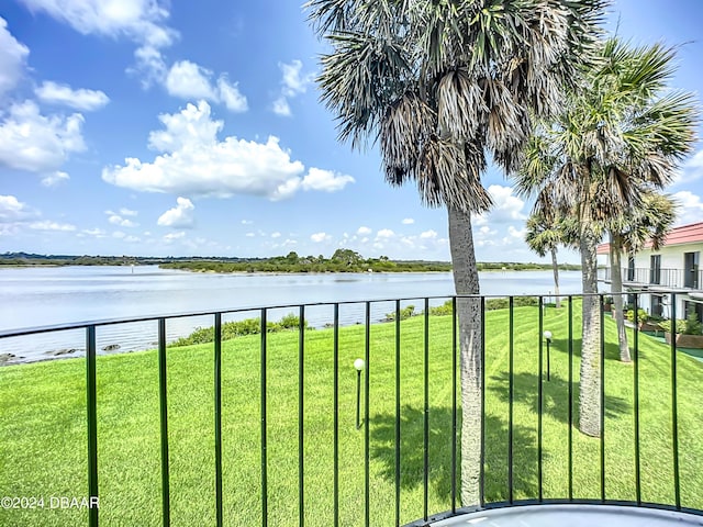 view of water feature