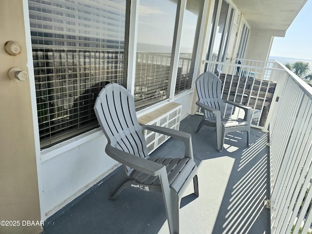 2043 S Atlantic Ave Unit 417, Daytona Beach, FL 32118 - balcony with a water view