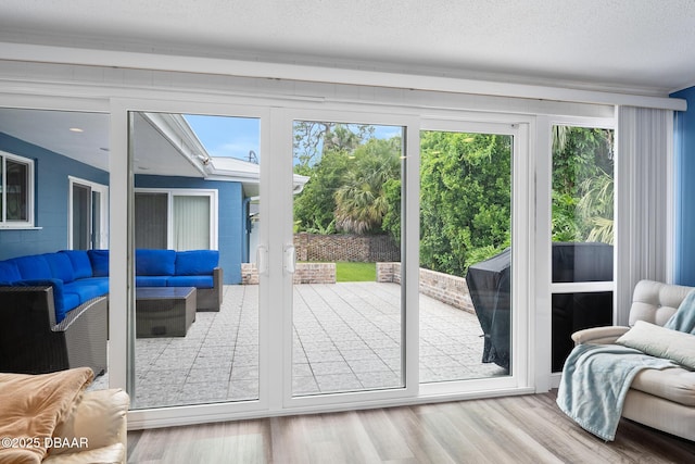 49 Bosarvey Cir, Ormond Beach, FL 32176 - entryway with wood finished floors and french doors