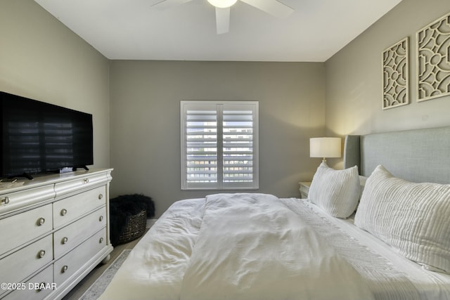5300 S Atlantic Ave Unit 8-404, New Smyrna Beach, FL 32169 - bedroom featuring a ceiling fan