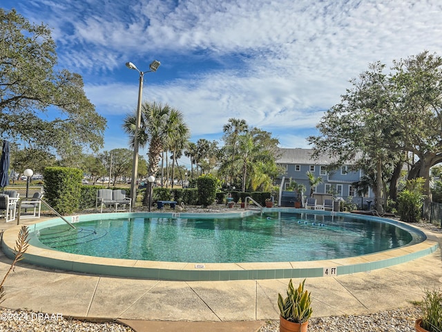 view of pool