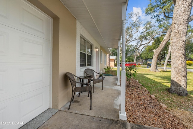 view of patio / terrace featuring covered porch