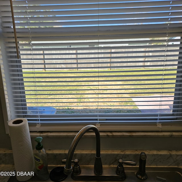 interior details featuring sink