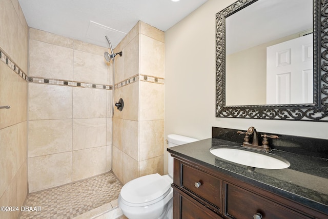 2800 N Atlantic Ave Unit 101, Daytona Beach, FL 32118 - full bath with toilet, tiled shower, and vanity