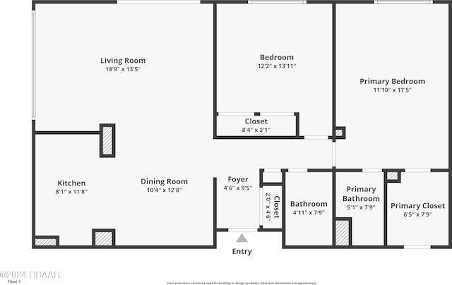 2800 N Atlantic Ave Unit 101, Daytona Beach, FL 32118 - floor plan / room layout